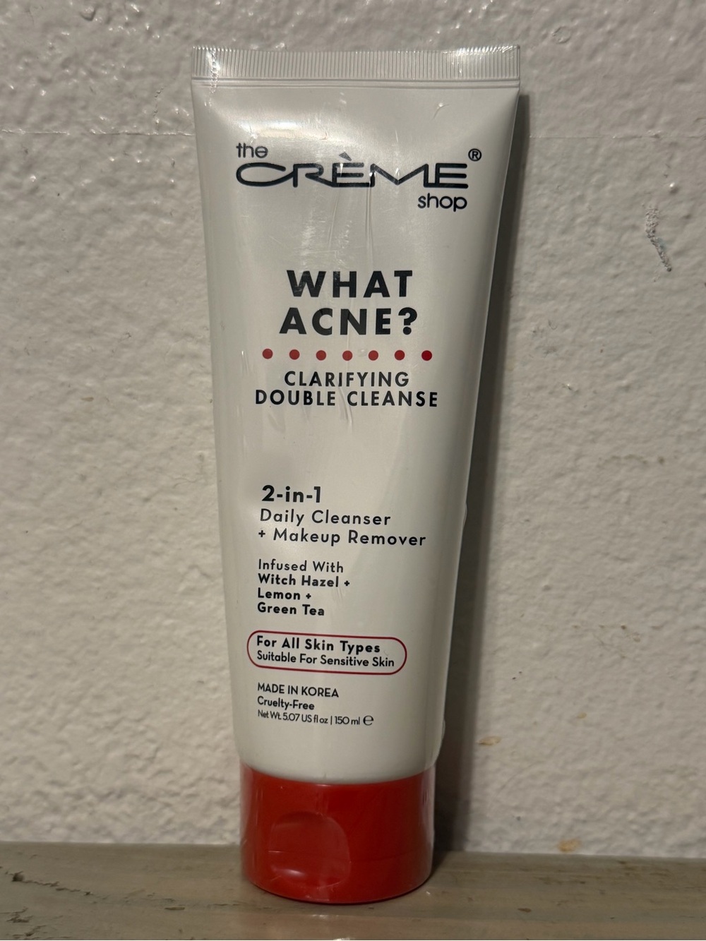 The Crème Shop What Acne? Clarifying Double Cleanse - White & Red